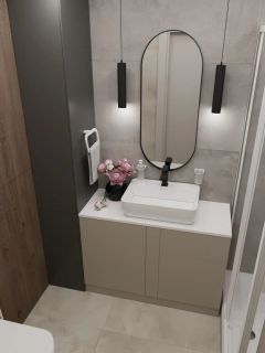 Cмеситель для раковины Knotlor KN-20/GM, оружейная сталь